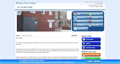 Desktop Screenshot of bitterneparksurgery.nhs.uk